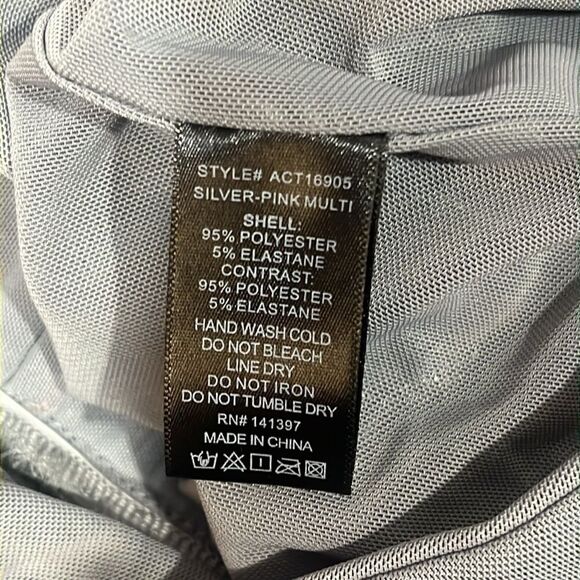 ASTR the Label Sequin Hollywood Bodysuit Gray Party Cocktail Sz M NWT - Picture 9 of 9